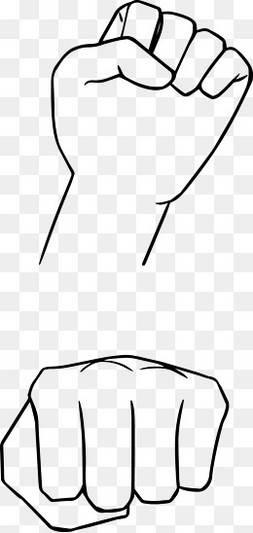 拳头简笔画 拳头简笔画怎么画