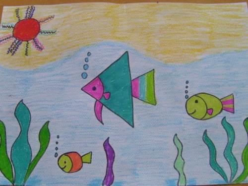 海底简笔画图片大全 海底世界简笔画图片大全