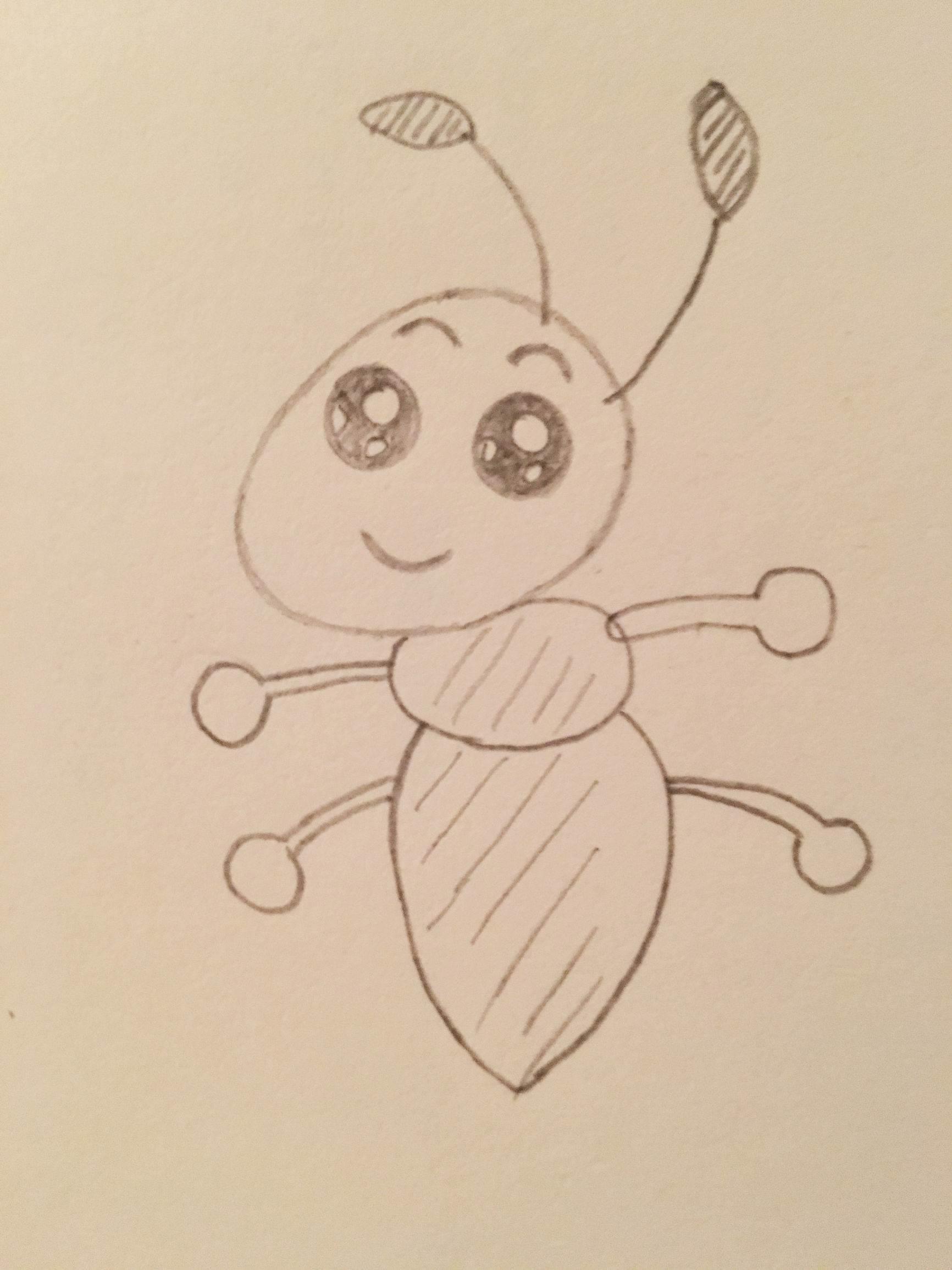 蚂蚁简笔画图片大全 蚂蚁简笔画图片大全可爱