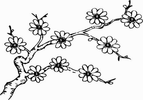 梅花树简笔画图片大全 梅花树简笔画图片大全儿童画