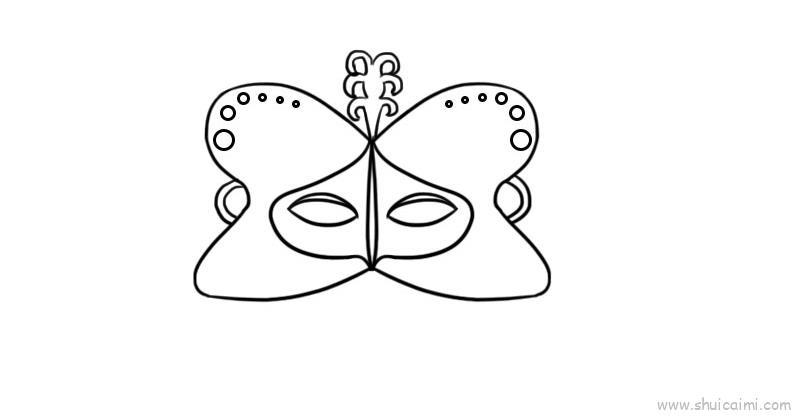 面具儿童画怎么画 面具简笔画画法