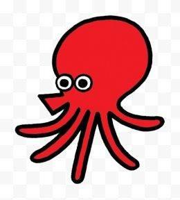 红色简笔画 蓝色简笔画可爱