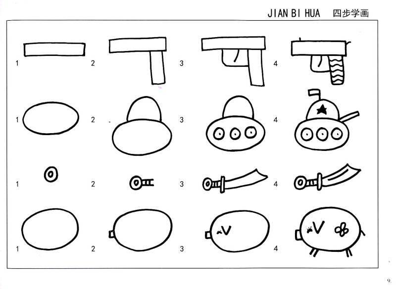 什么是简笔画 什么是简笔画中的情节和情景表现