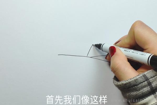 金字塔简笔画怎么画 金字塔简笔画画法