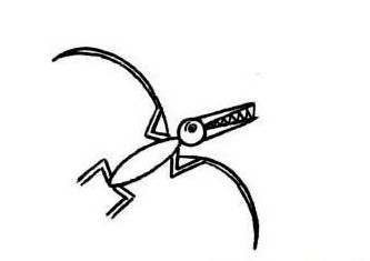 翼龙的简笔画图片大全 翼龙的简笔画图片大全可爱