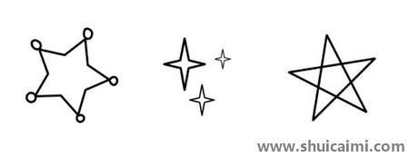 星星的法儿童简笔画