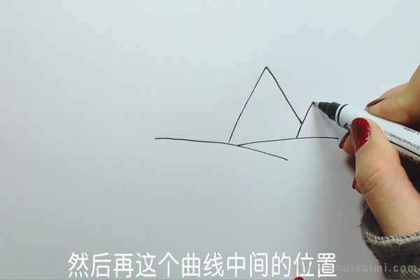 金字塔简笔画怎么画 金字塔简笔画画法