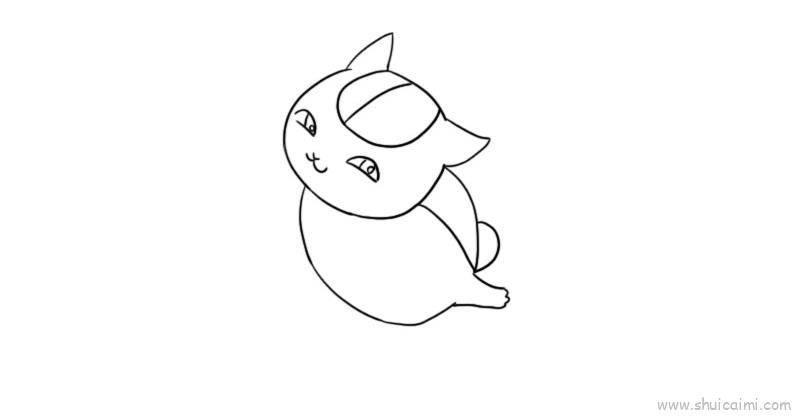 猫咪老师儿童画怎么画 猫咪老师简笔画画法