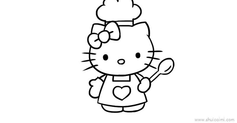 凯蒂猫儿童画怎么画 凯蒂猫简笔画简单