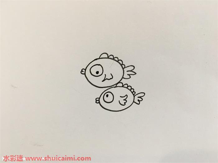 双鱼座怎么画 双鱼座简笔画步骤图