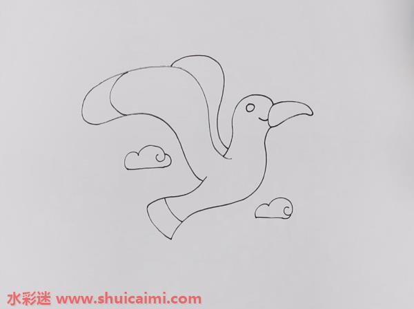 海鸥怎么画 海鸥简笔画画法