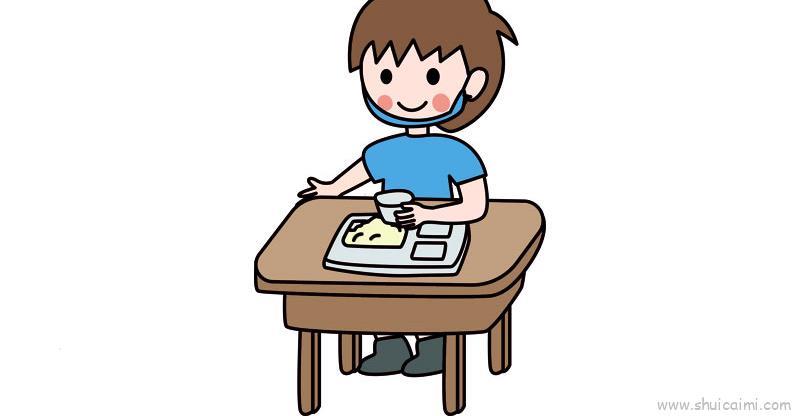 少聚集儿童画怎么画 少聚集简笔画简单