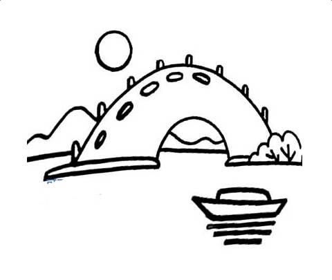 桥简笔画 桥简笔画儿童