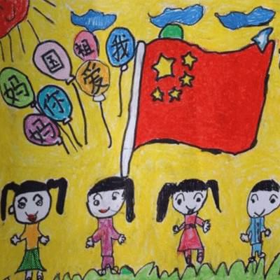 庆国庆简笔画图片大全 庆国庆简笔画绘画