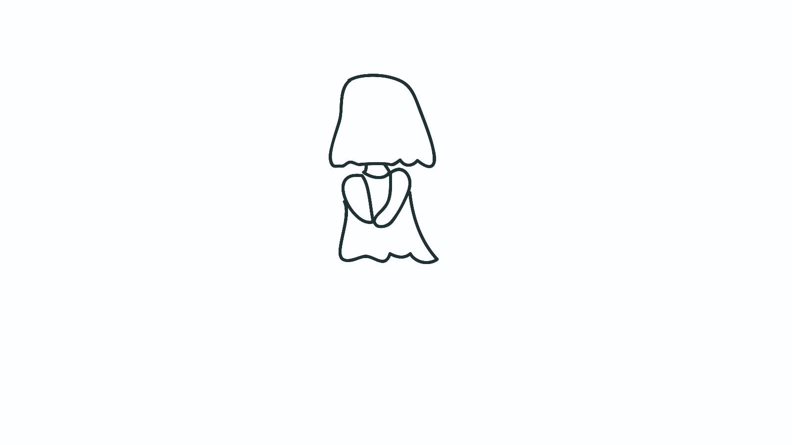 背影的简笔画怎么画 背影简笔画简单