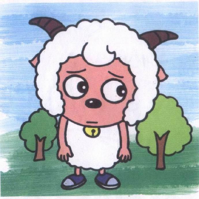 喜羊羊简笔画 喜羊羊简笔画可爱
