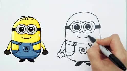 小黄人简笔画 小黄人简笔画图片