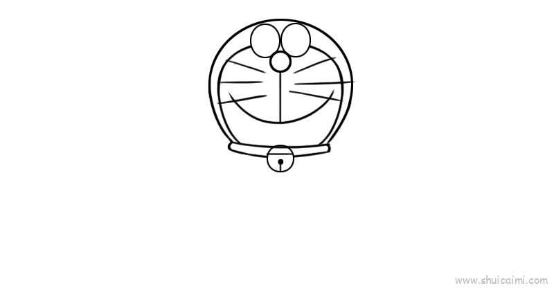 多拉a梦儿童画怎么画 多拉a梦简笔画图片
