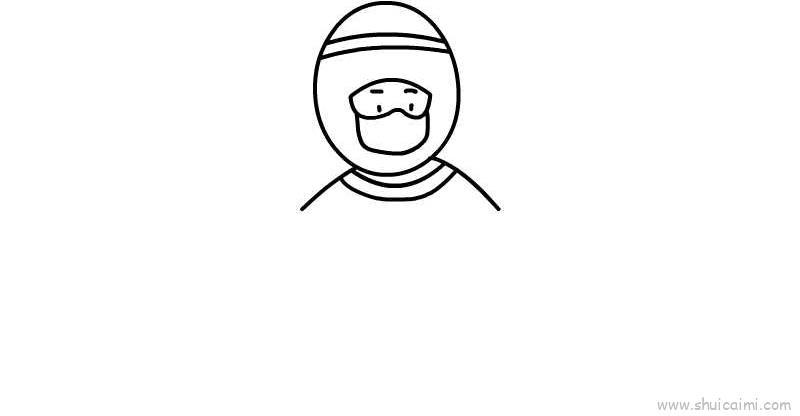 致敬医护人员儿童画怎么画 致敬医护人员简笔画顺序