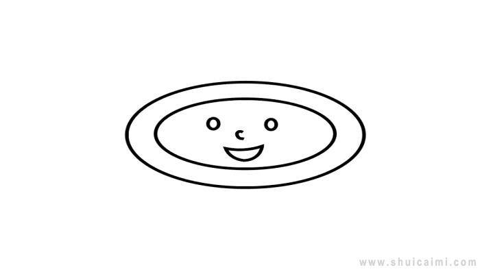 纸盘子简笔画怎么画 纸盘子简笔画步骤