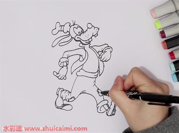 高飞怎么画 高飞简笔画步骤