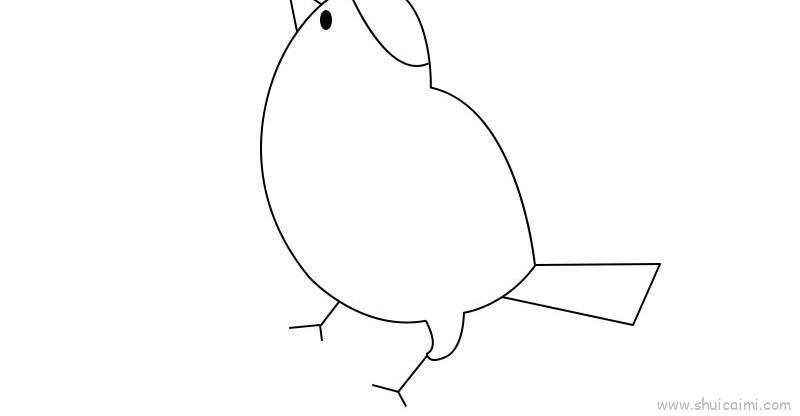 黄鹂鸟儿童画怎么画 黄鹂鸟简笔画图片大全
