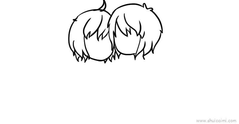 闺蜜儿童画怎么画 闺蜜简笔画简单