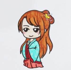 美女简笔画图片大全可爱 美女简笔画图片大全可爱卡通