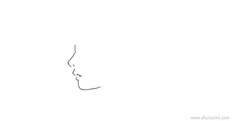 侧脸儿童画怎么画 侧脸简笔画画法
