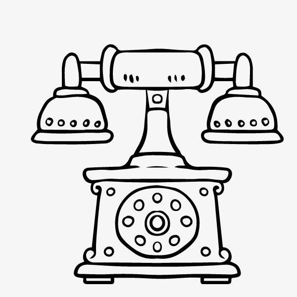 电话简笔画 电话简笔画图片