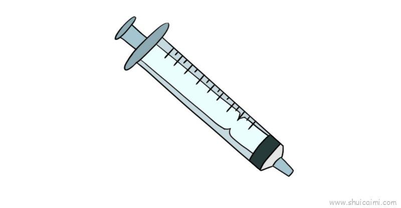 针管儿童画怎么画 针管简笔画好看