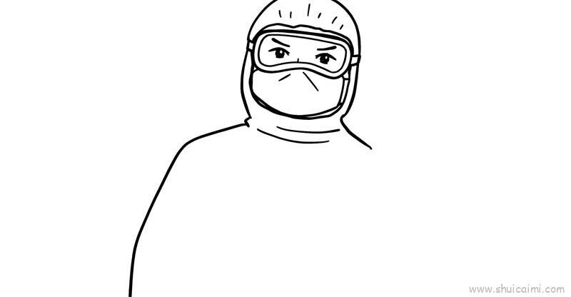 疫情儿童画怎么画 疫情简笔画图片