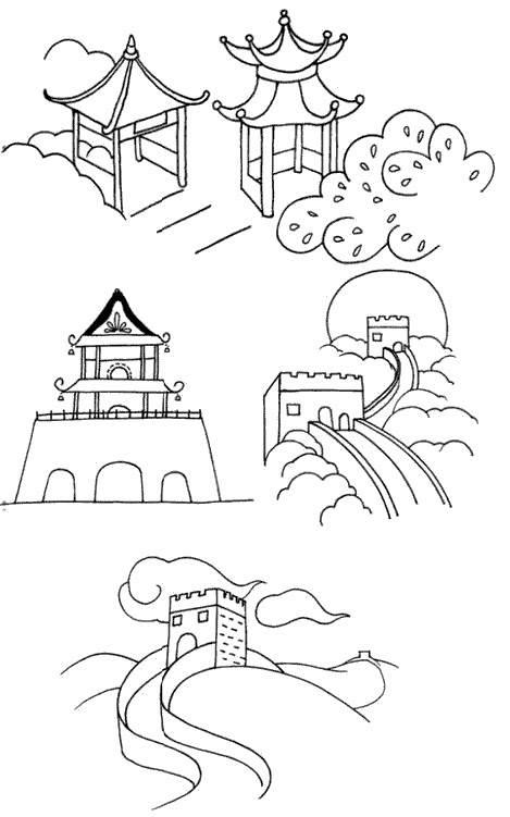 建筑简笔画 建筑简笔画幼儿园