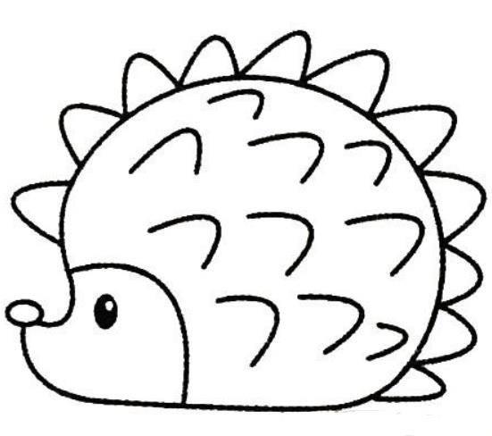 小刺猬简笔画图片大全 小刺猬简笔画图片大全大图