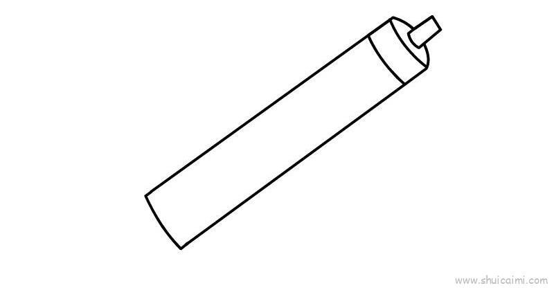 针管儿童画怎么画 针管简笔画教程图片