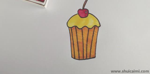 一起来学一学蛋糕简笔画怎么画?