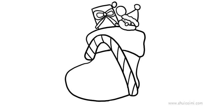 装满礼物儿童画怎么画 装满礼物简笔画步骤