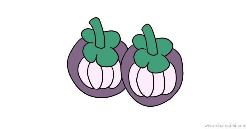 山竹儿童画怎么画 山竹简笔画画法