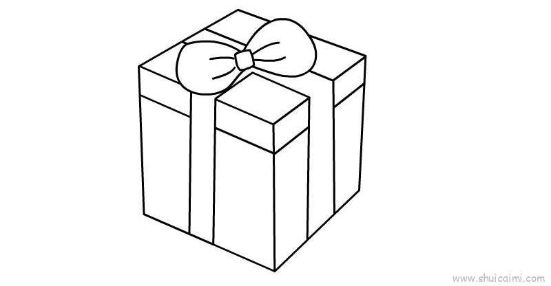 礼物儿童画怎么画 礼物简笔画步骤
