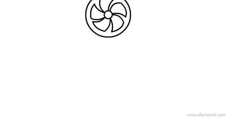 电风扇儿童画怎么画 电风扇简笔画画法