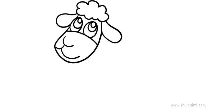 小羊儿童画怎么画 小羊简笔画简单