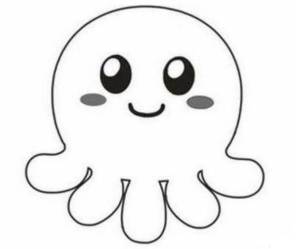 章鱼的简笔画 章鱼的简笔画可爱