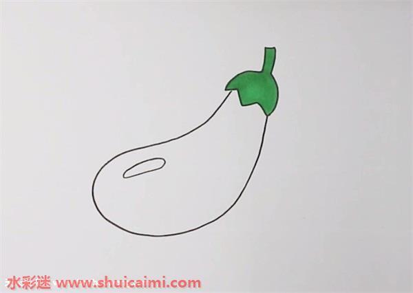 茄子怎么画 茄子简笔画漂亮彩色