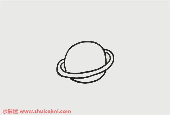 水星怎么画 水星简笔画步骤图