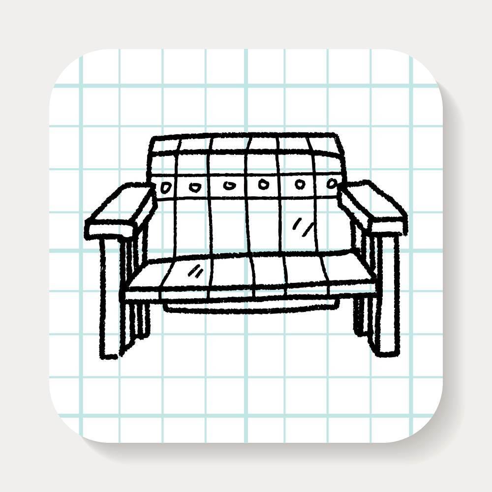 沙发简笔画 沙发简笔画立体