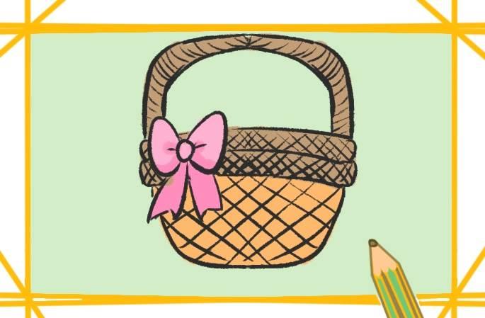 篮子简笔画 椅子简笔画简单
