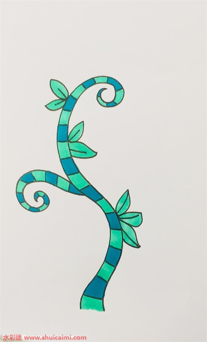 藤条怎么画 藤条简笔画画法