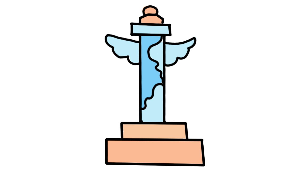 华表简笔画怎么画 华表简笔画步骤