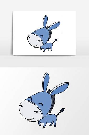 小毛驴简笔画 小毛驴简笔画图片大全涂色
