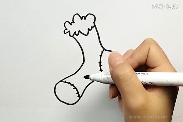 袜子简笔画怎么画 袜子简笔画步骤